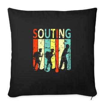 scout - Housse de coussin décorative 45 x 45 cm - noir - Devant