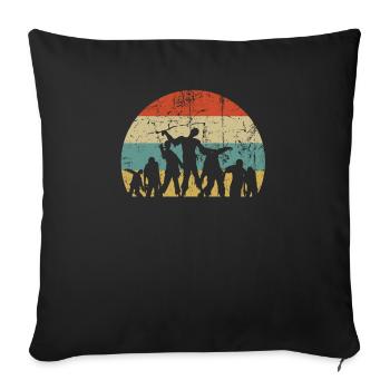 Zombie - Sofakissenbezug 45 x 45 cm - Schwarz - Vorne