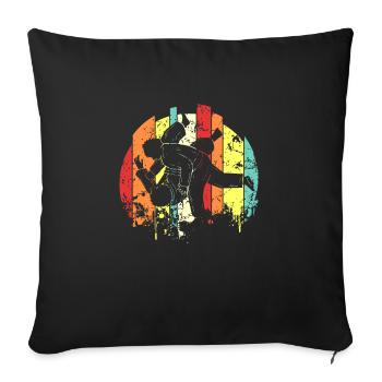 Judo Martial Arts Martial Arts - Sofa pillowcase 17,3'' x 17,3'' (45 x 45 cm) - black - Front