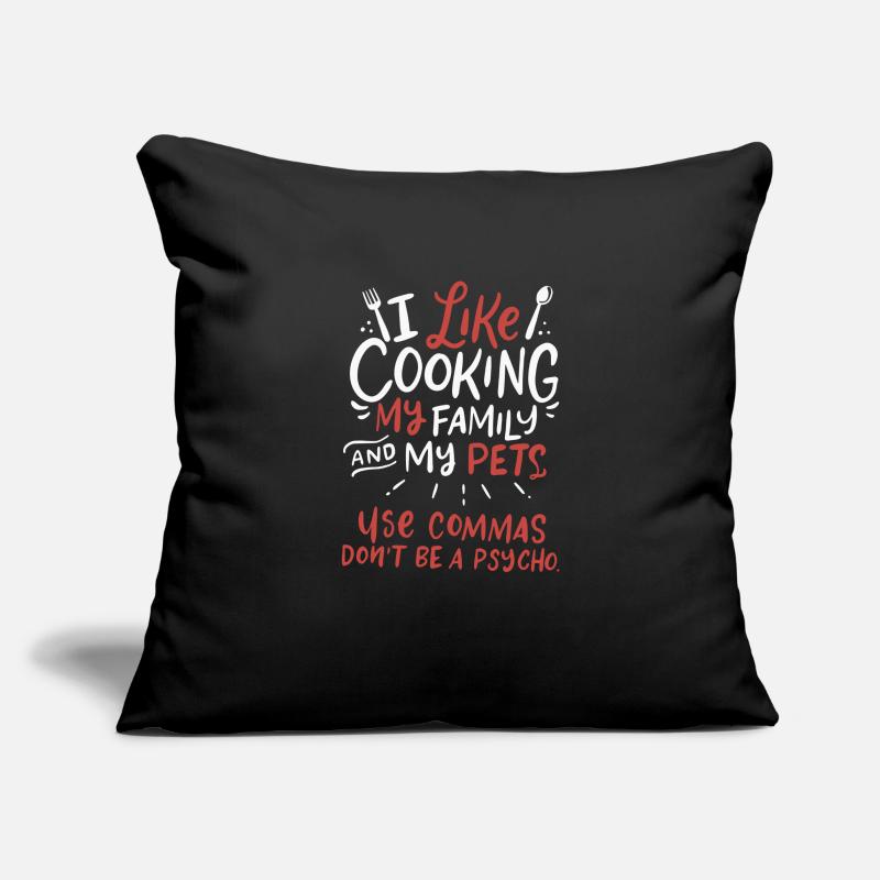 Grammatik Lehrer Englisch Sprache Humor Geschenk Sofakissenbezug 45 x 45 cm