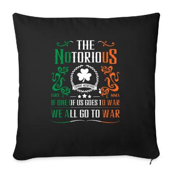 The Notorious - Sofa pillowcase 17,3'' x 17,3'' (45 x 45 cm) - black - Front