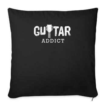 Guitar Playing Guitar Guitarist Gift Band - Sofa pillowcase 17,3'' x 17,3'' (45 x 45 cm) - black - Front