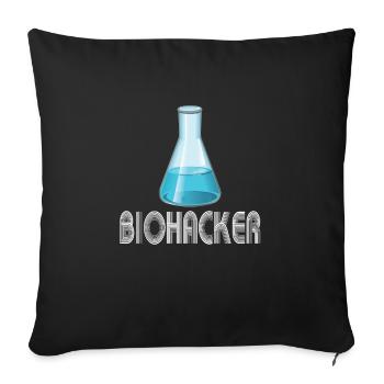 This design is perfect for anyone who wants the best a - Sofa pillowcase 17,3'' x 17,3'' (45 x 45 cm) - black - Front