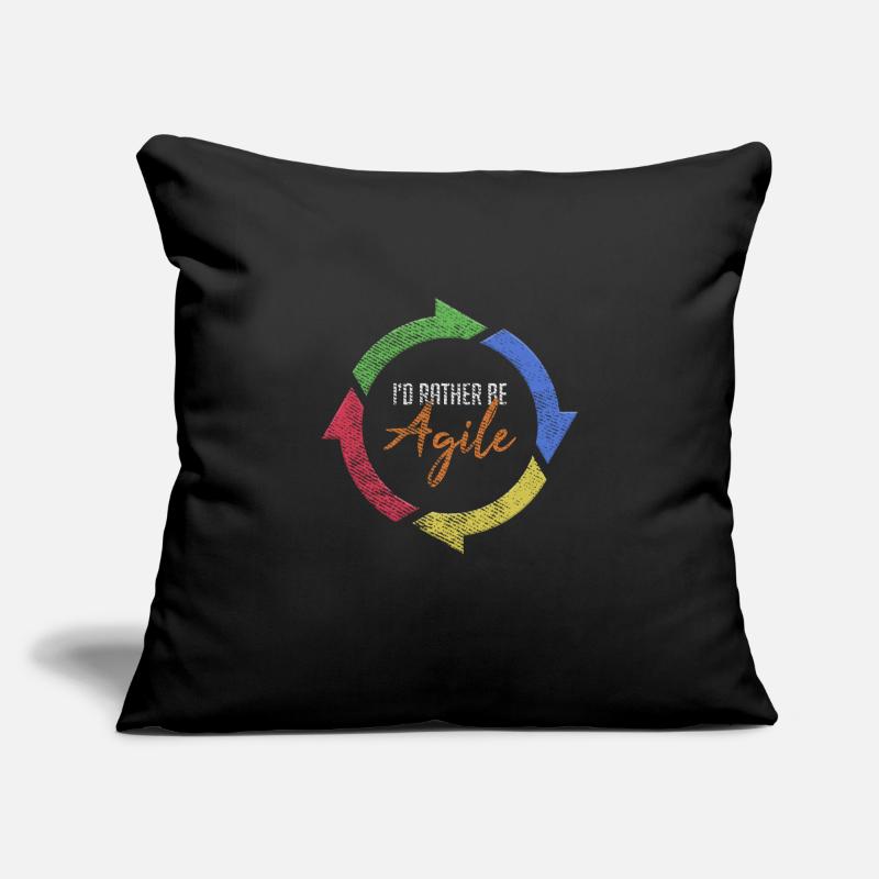 Logiciel Agile Scrum Master Devops Coding Housse de coussin décorative 45 x 45 cm