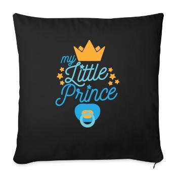 Mon petit Prince - Housse de coussin décorative 45 x 45 cm - noir - Devant