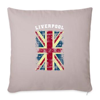 Liverpool - Sofakissenbezug 45 x 45 cm - helles Taupe - Vorne
