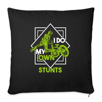 BMX - Sofa pillowcase 17,3'' x 17,3'' (45 x 45 cm) - black - Front