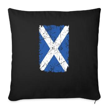Écosse - Housse de coussin décorative 45 x 45 cm - noir - Devant