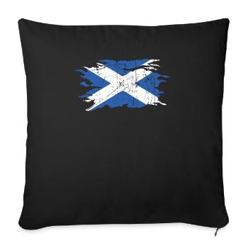 Écosse - Housse de coussin décorative 45 x 45 cm - noir - Devant