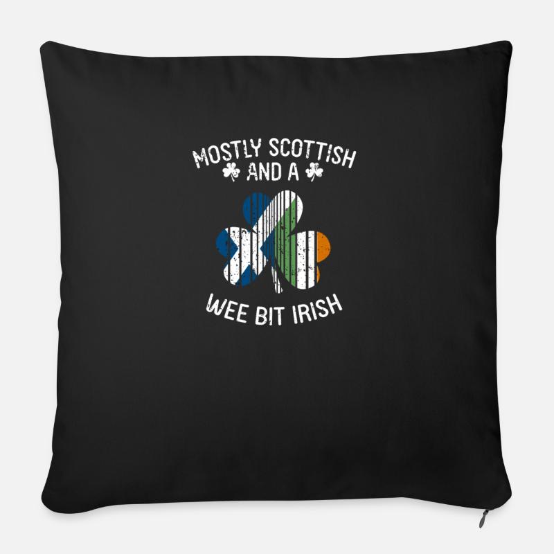 Scotland - Sofa pillowcase 17,3'' x 17,3'' (45 x 45 cm) - black