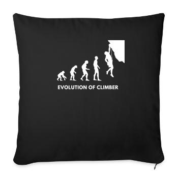 Meilleure idée de cadeau grimpeur athlète de bloc - Housse de coussin décorative 45 x 45 cm - noir - Devant