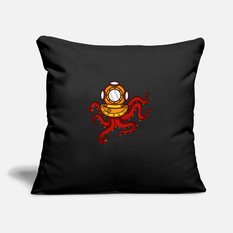 Deep Sea Octopus Deep Sea Diver oder Lehrer Gesche Sofakissenbezug 45 x 45 cm