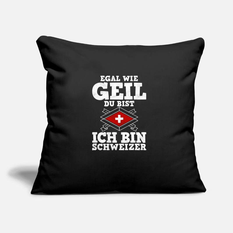 Schweiz Schweizer Geschenkidee Sofakissenbezug 45 x 45 cm