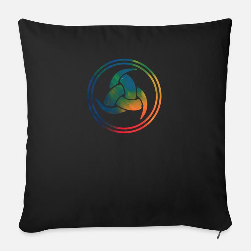 Vikings Vikings - Sofa pillowcase 17,3'' x 17,3'' (45 x 45 cm) - black