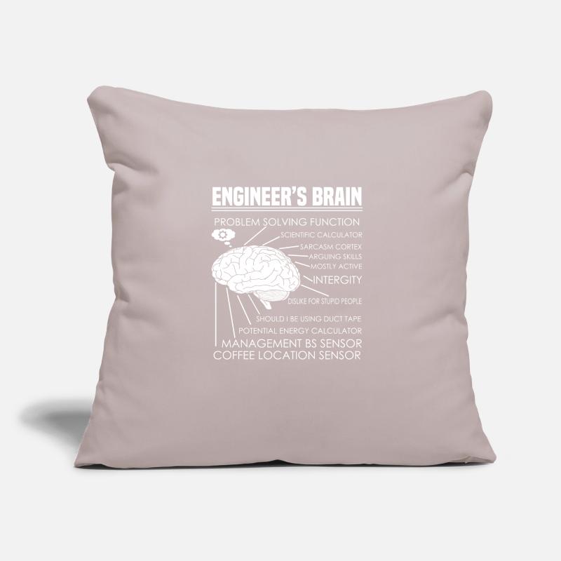 Engineer's Brain Problem Solving Sofa pillowcase 17,3'' x 17,3'' (45 x 45 cm)