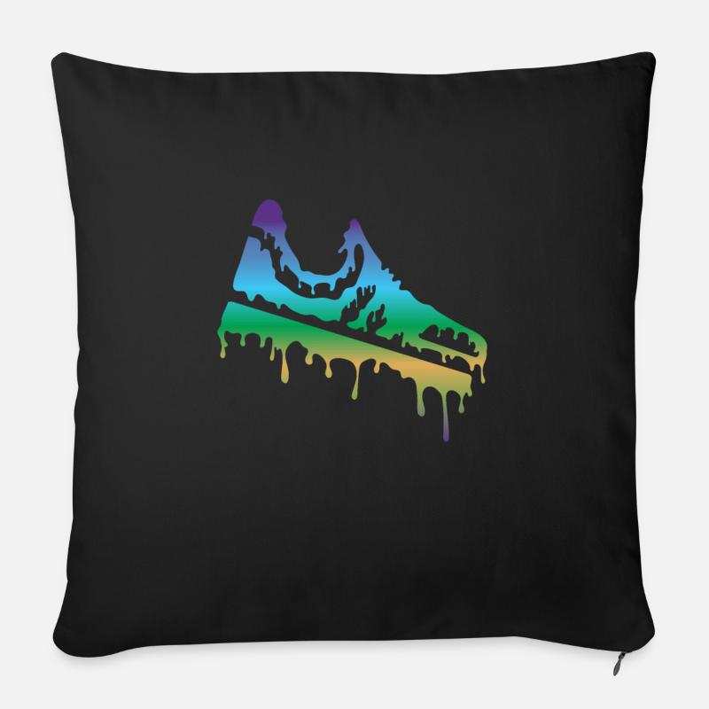 Schuh - Sofakissenbezug 45 x 45 cm - Schwarz