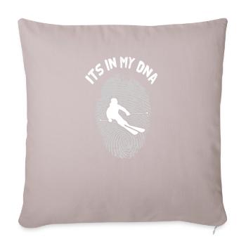 ski - Sofa pillowcase 17,3'' x 17,3'' (45 x 45 cm) - light taupe - Front