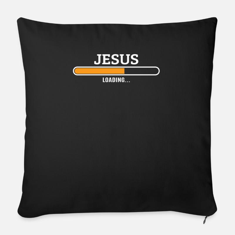 Jesus - Sofakissenbezug 45 x 45 cm - Schwarz