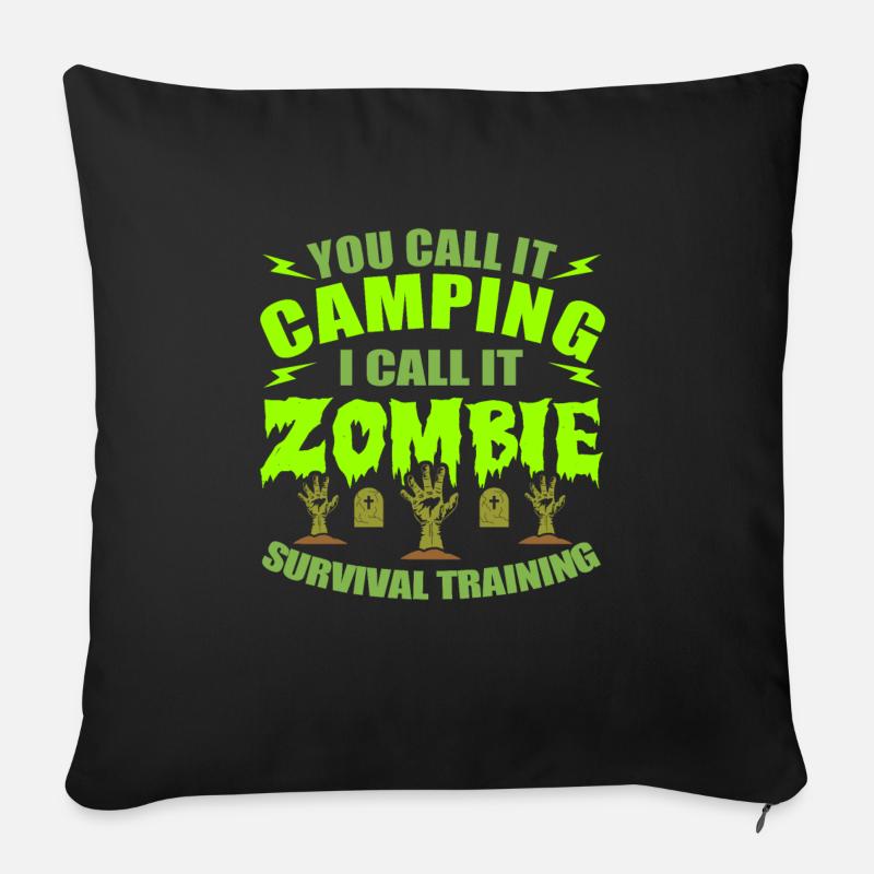 Zombie - Sofakissenbezug 45 x 45 cm - Schwarz
