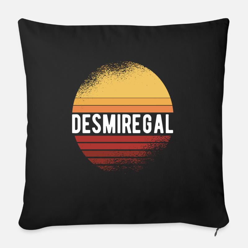 desmiregal Lustiger Spruch - Sofakissenbezug 45 x 45 cm - Schwarz
