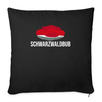 Bollenhut Black Forest Black Forest Boy - Sofa pillowcase 17,3'' x 17,3'' (45 x 45 cm) - black - Front