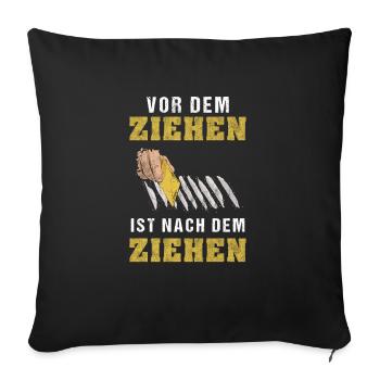 Dark Techno Koksnase Kokser Druffi - Sofakissenbezug 45 x 45 cm - Schwarz - Vorne