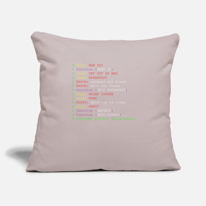 Programmer joke code function method Sofa pillowcase 17,3'' x 17,3'' (45 x 45 cm)