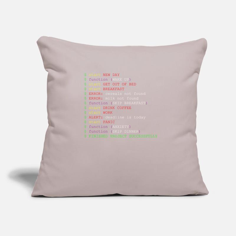 Programmer joke code function method Sofa pillowcase 17,3'' x 17,3'' (45 x 45 cm)
