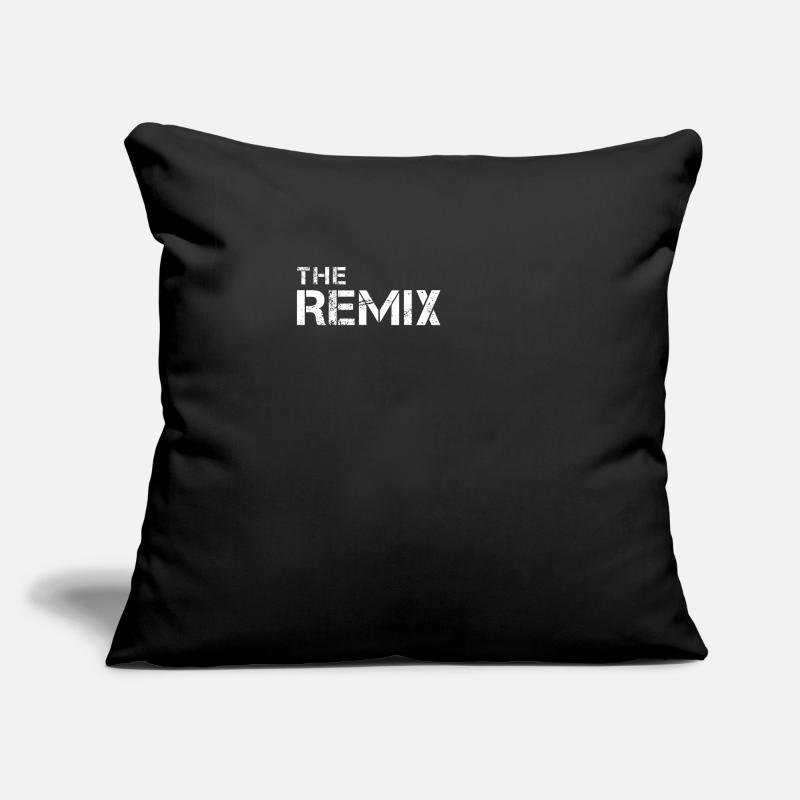 remix avec père/fils/mère/toch Housse de coussin décorative 45 x 45 cm