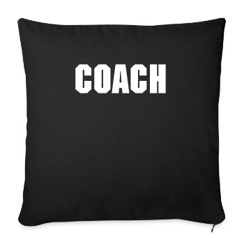 COACH - Sofa pillowcase 17,3'' x 17,3'' (45 x 45 cm) - black - Front