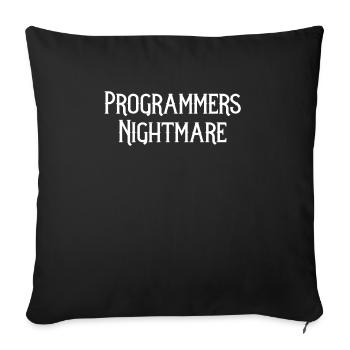 Lustige Qualitätssicherung QA Engineer Programmierer - Sofakissenbezug 45 x 45 cm - Schwarz - Vorne