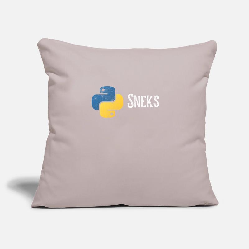 Lustige Python-Programmierer-Programmierung in Not Sofakissenbezug 45 x 45 cm
