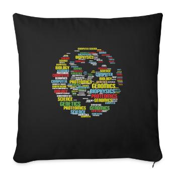 Funny Biology Bioinformatics Science | Poison | - Housse de coussin décorative 45 x 45 cm - noir - Devant