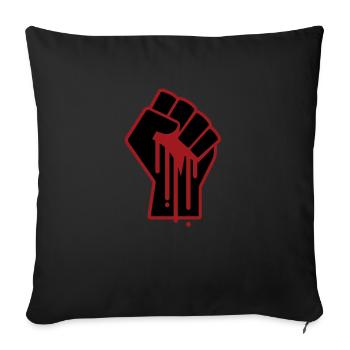 Black Lives Matter - Protester contre l'injustice sociale - Housse de coussin décorative 45 x 45 cm - noir - Devant