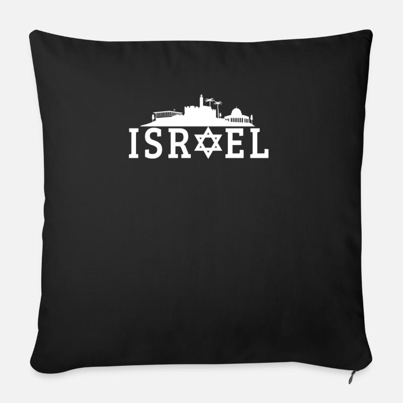 Israel - Sofakissenbezug 45 x 45 cm - Schwarz
