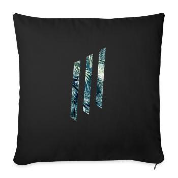 Geometrische Formen Tropisch - Sofakissenbezug 45 x 45 cm - Schwarz - Vorne