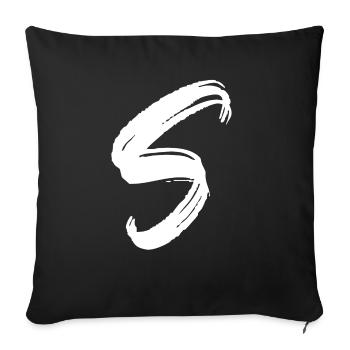 Santos S - Sofakissenbezug 45 x 45 cm - Schwarz - Vorne