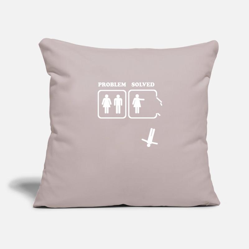Problem Solved Single Divorced Ms. Exmann Sofa pillowcase 17,3'' x 17,3'' (45 x 45 cm)