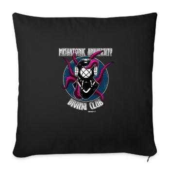 Miskatonic University Arkham Massachussetts - Housse de coussin décorative 45 x 45 cm - noir - Devant