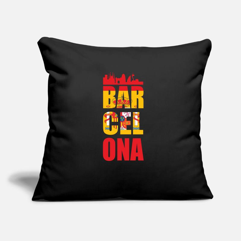 Barcelone Housse de coussin décorative 45 x 45 cm