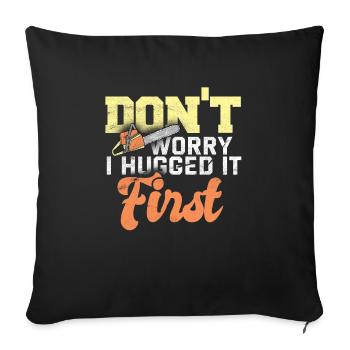 lumberjack - Sofa pillowcase 17,3'' x 17,3'' (45 x 45 cm) - black - Front