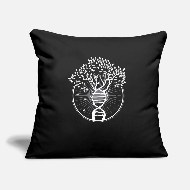 Tree gift, DNA design, Genetics design print Sofa pillowcase 17,3'' x 17,3'' (45 x 45 cm)