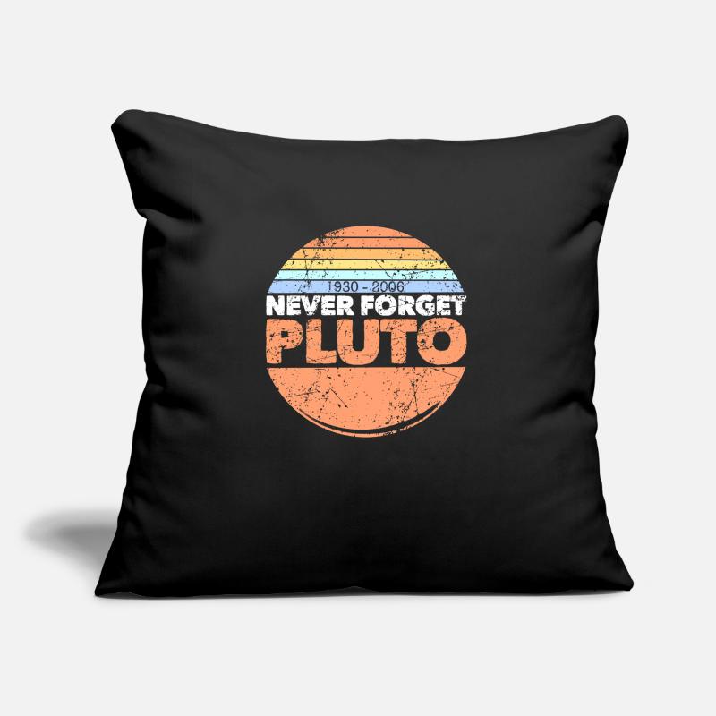never forget pluto Sofa pillowcase 17,3'' x 17,3'' (45 x 45 cm)