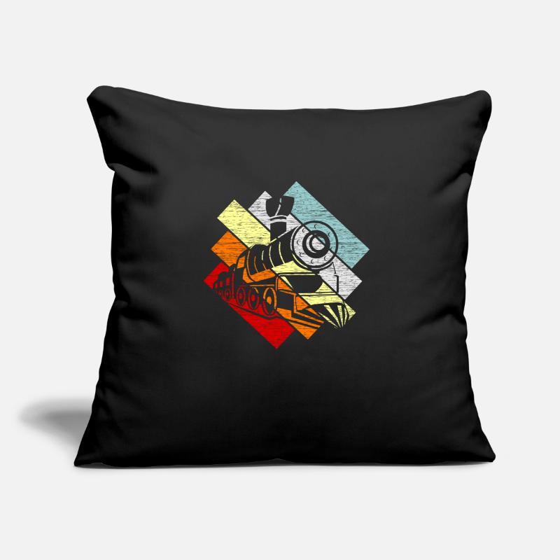 Train trains model railway railway gift Sofa pillowcase 17,3'' x 17,3'' (45 x 45 cm)