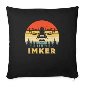 Imker - Sofakissenbezug 45 x 45 cm - Schwarz - Vorne