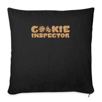 Bake - Sofa pillowcase 17,3'' x 17,3'' (45 x 45 cm) - black - Front