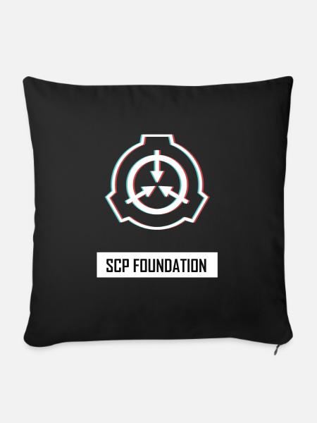 Das SCP Foundation Symbol - Sofakissenbezug 45 x 45 cm - Schwarz