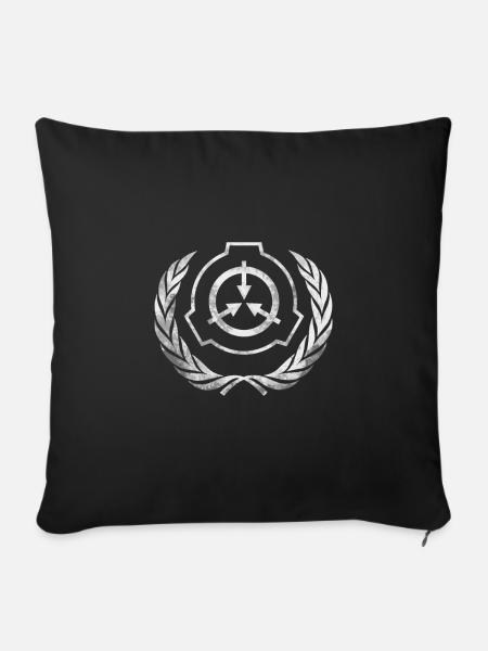 SCP Foundation Crest - Sofakissenbezug 45 x 45 cm - Schwarz