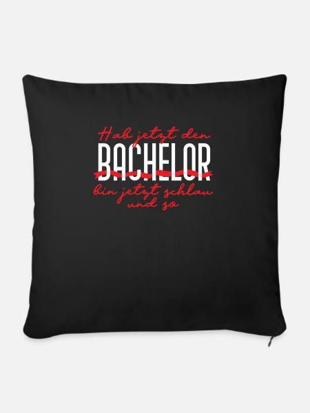 Bachelor - Sofakissenbezug 45 x 45 cm - Schwarz