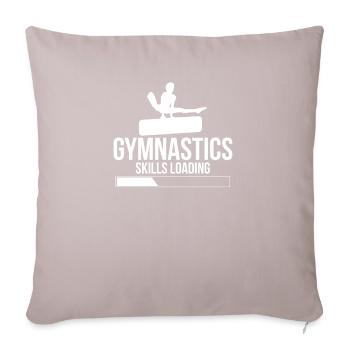 Gymnastics Skills Loading Gymnastics Gymnastics - Sofa pillowcase 17,3'' x 17,3'' (45 x 45 cm) - light taupe - Front